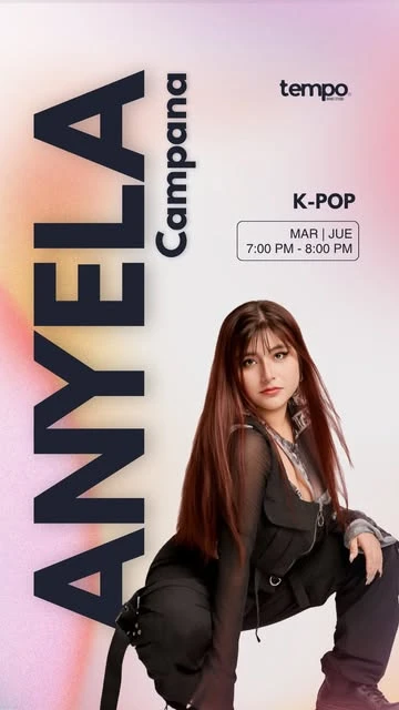 Anyela Campana, clase de K-pop de Tempo